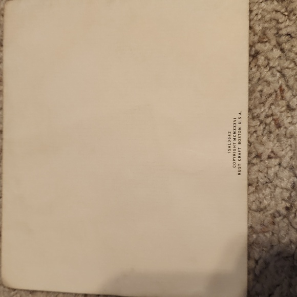 Lot of 7 Vintage Get Well Greeting Cards Rust Craft 30's & 40's - Picture 6 of 14